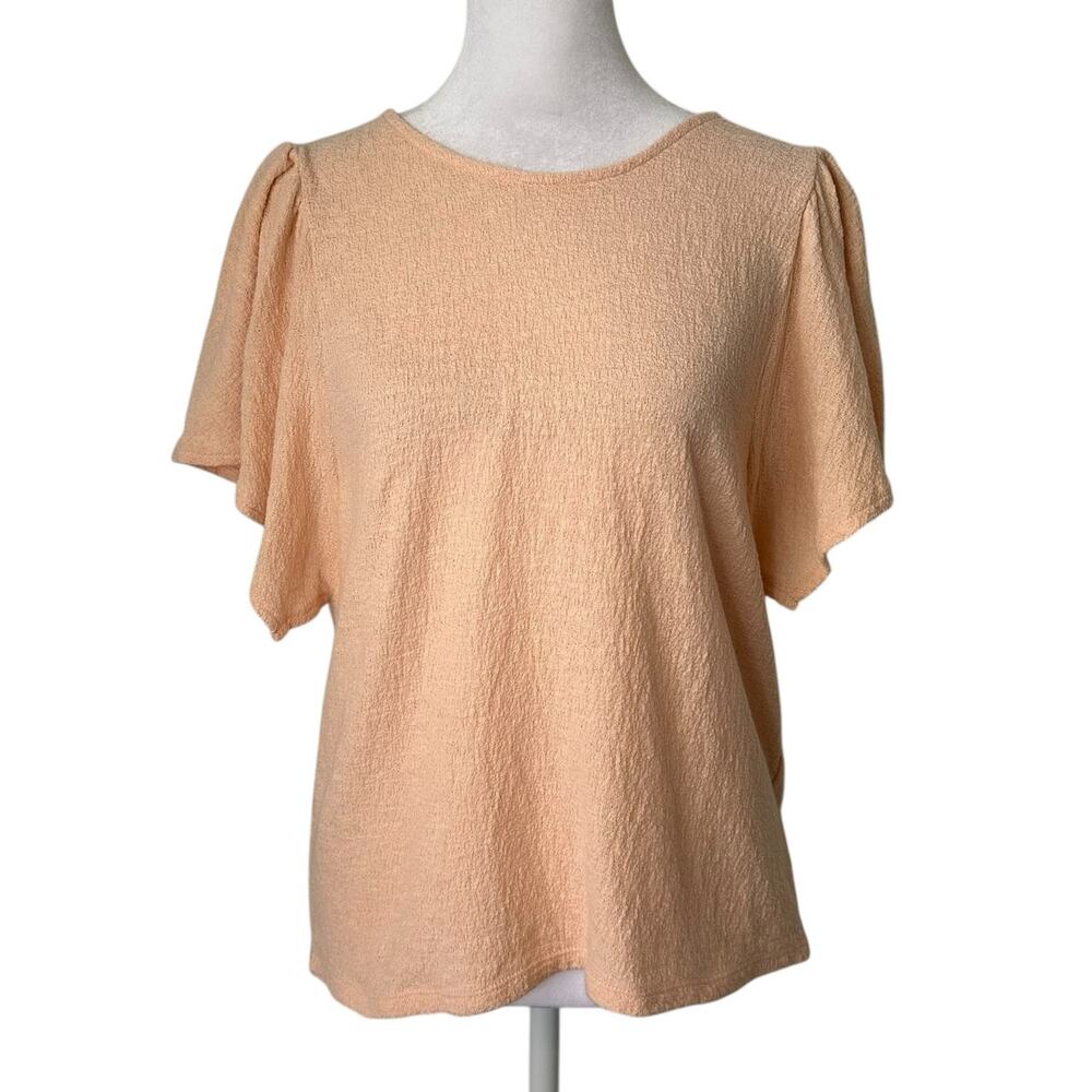 Madewell light pink short sleeve top size M